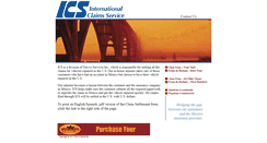 Desktop Screenshot of internationalclaimservice.com